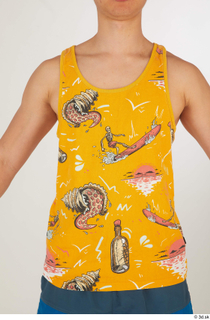 Lan dressed sports upper body yellow printed tank top 0001.jpg